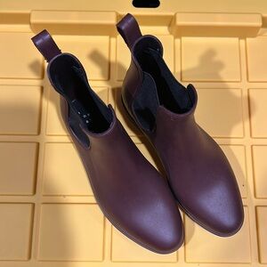 A new day Chelsea Burgundy Rain Boots